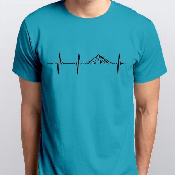 Mens-Crew_Mountain Heartbeat T Shirt_Glacier Blue